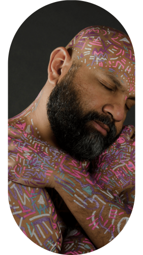 Body painting artistique