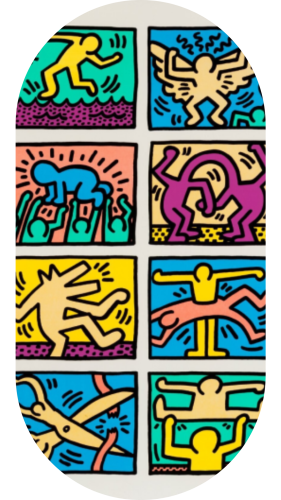 Artiste pop art années 80